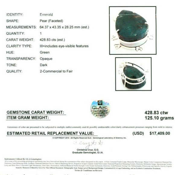 RARE 17.4k Fine Jewelry DESIGNER Sebastian 125.10 - Picture 5 of 7